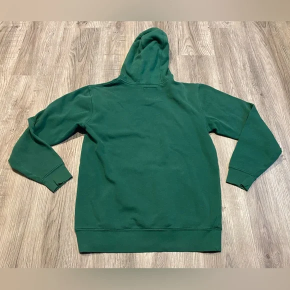 VANS Mens Graphic Hoodie Jumper Size Small Green Cotton DB30 - Picture 2 of 7